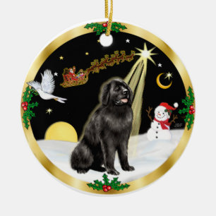 NightFlight- Newfoundland Ceramic Tree Decoration