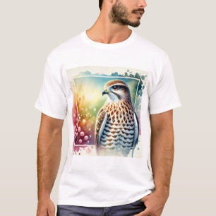 Nighthawk Elegance 061124AREF144 - Watercolor T-Shirt