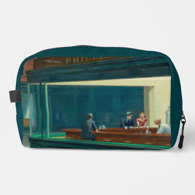 Nighthawks 1942 by Edward Hopper Dopp Kit (Front)