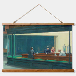 Nighthawks 1942 by Edward Hopper Hanging Tapestry