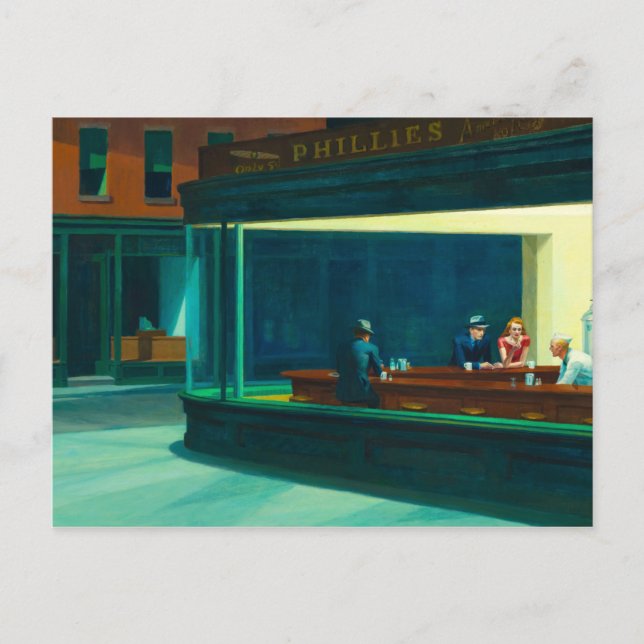 Nighthawks, 1942 by Edward Hopper Postcard (Front)