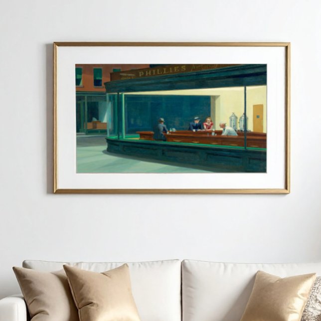Nighthawks 1942 by Edward Hopper Poster (Creator Uploaded)