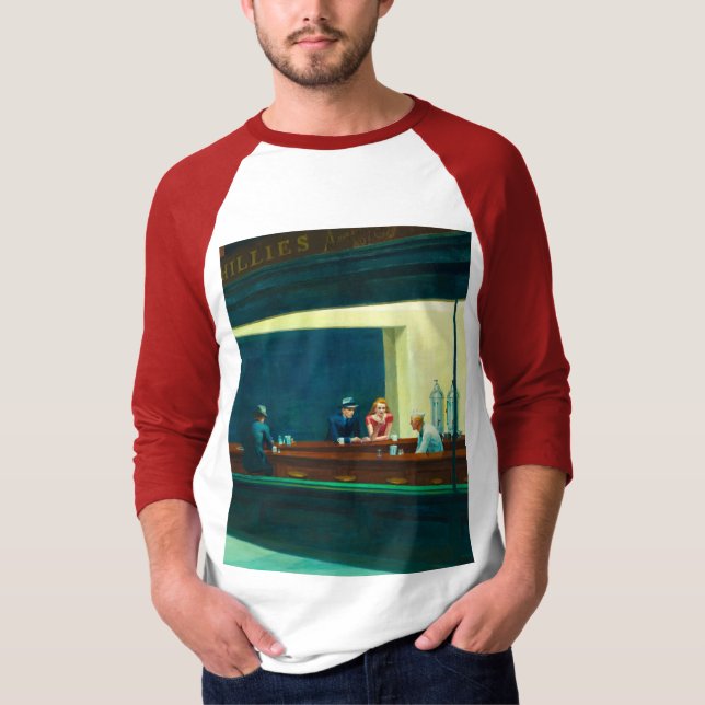 Nighthawks, 1942 by Edward Hopper T-Shirt (Front)