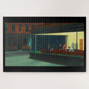 "Nighthawks" by Edward Hopper Jigsaw Puzzle