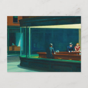 Nighthawks Edward Hopper Postcard