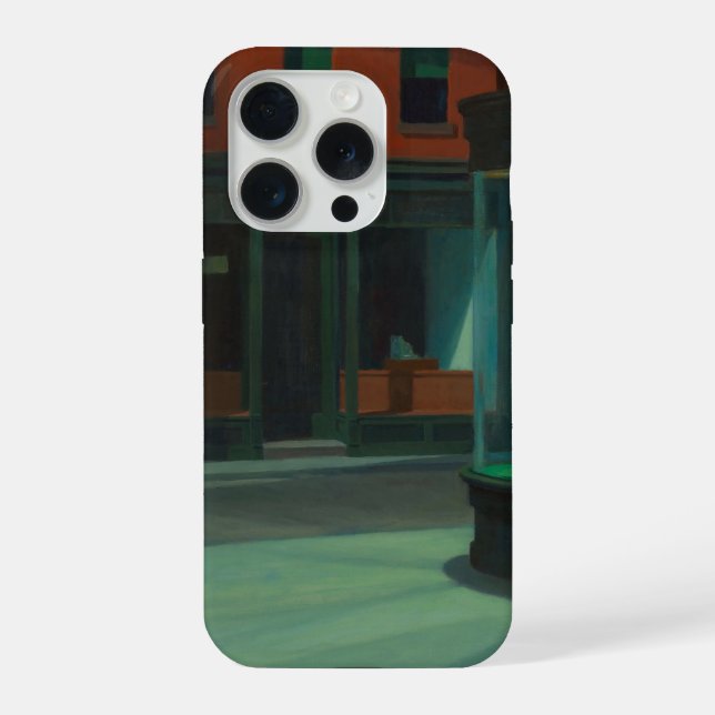 Nighthawks painting by Edward Hopper  iPhone Case (Back)