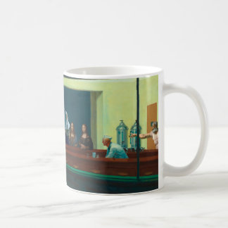 Nighthawks - Time travellers - Edward Hopper  Coffee Mug
