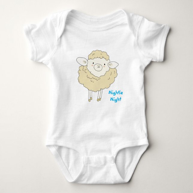 Nightie Night Baby Bodysuit (Front)