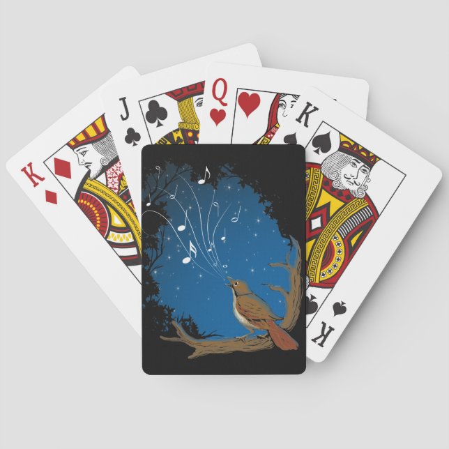 Nightingale Song Playing Cards (Back)