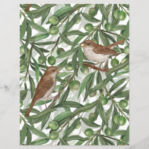 Nightingales in the olive tree