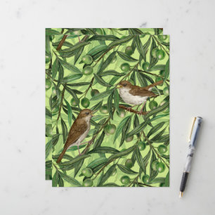 Nightingales in the olive tree 2