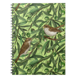 Nightingales in the olive tree 2 notebook