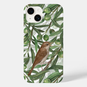 Nightingales in the olive tree Case-Mate iPhone 14 case