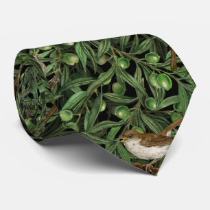 Nightingales in the olive tree tie