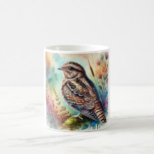 Nightjar Bird 110724AREF126 - Watercolor Coffee Mug