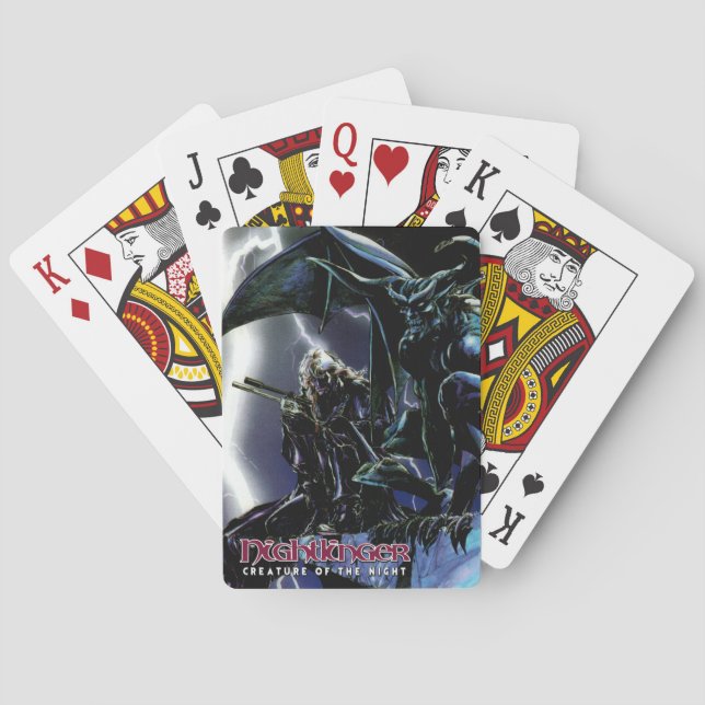 Nightlinger playing cards (Back)