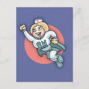 Nightly Nurse! Postcard