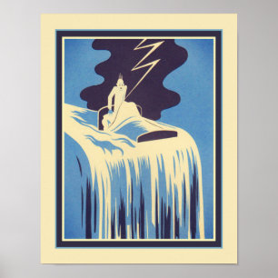 "Nightmare" 1930 Art Deco Print