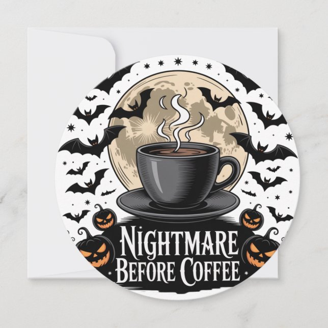 Nightmare Before Coffee Halloween (Front)