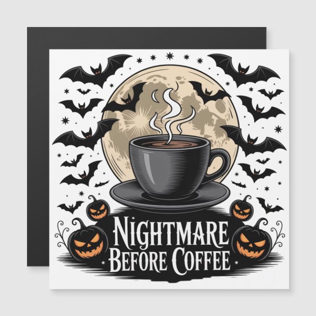Nightmare Before Coffee Halloween (Front/Back)