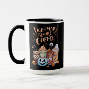 Nightmare Before Coffee Pumpkin Spice Halloween Mug