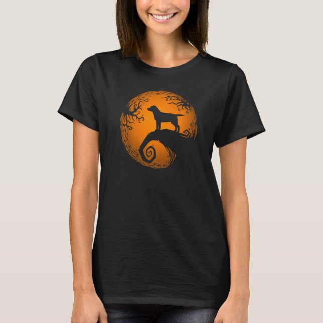 Nightmare Before Halloween Dog Designs T-Shirt (Front)