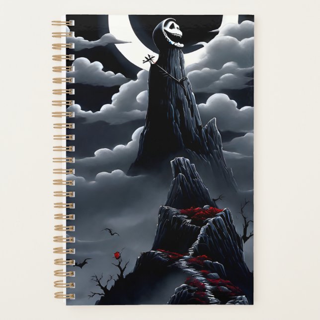 Nightmare before Halloween landscape, portrait of  Planner (Front)