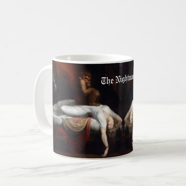 Nightmare by Henry Fuseli Gothic Macabre Dark Art  Coffee Mug (Front Left)