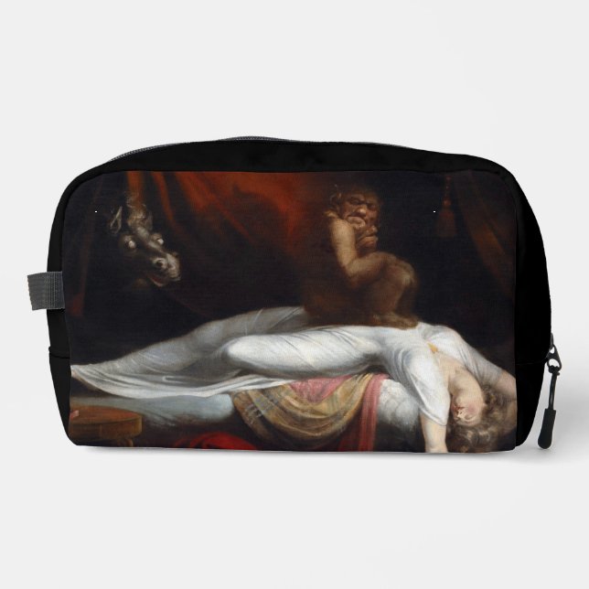 Nightmare by Henry Fuseli Gothic Macabre Dark Art Dopp Kit (Front)