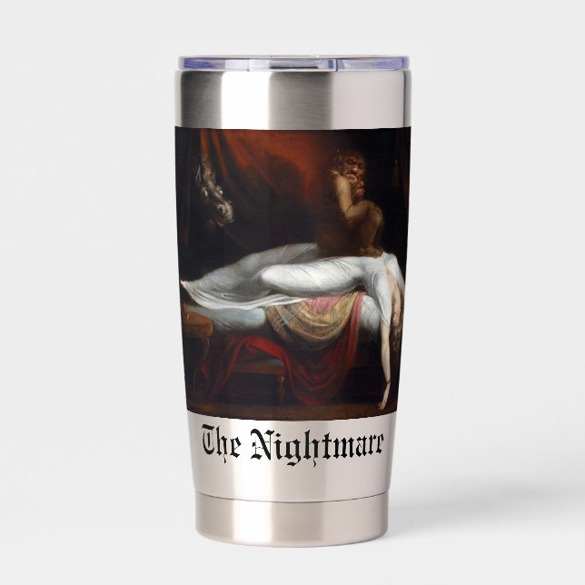 Nightmare by Henry Fuseli Gothic Macabre Dark Art Insulated Tumbler (Front)