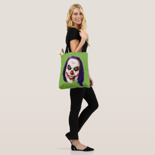 Nightmare Clown Self Portrait Tote Bag