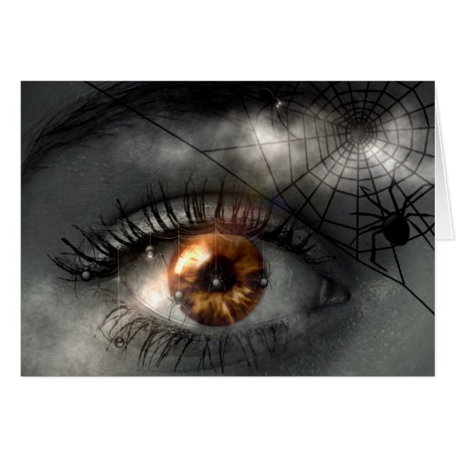 NIGHTMARE! (eye - spider - web) ~ (Front Horizontal)