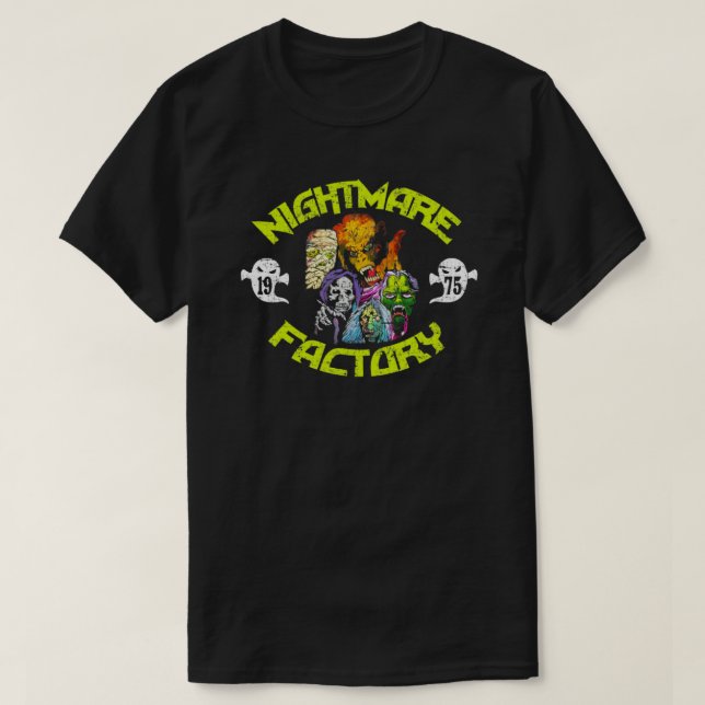 Nightmare Factory distressed T-Shirt (Design Front)