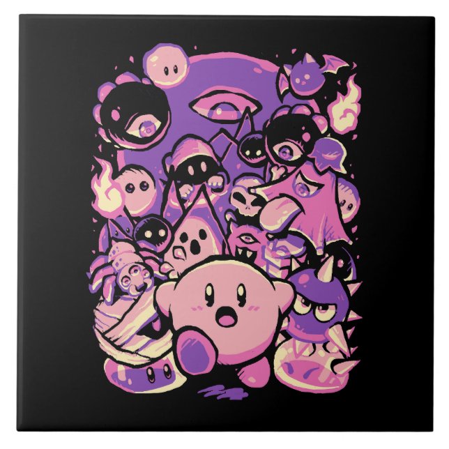 Nightmare Land Ceramic Tile (Front)