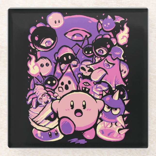 Nightmare Land Glass Coaster (Front)