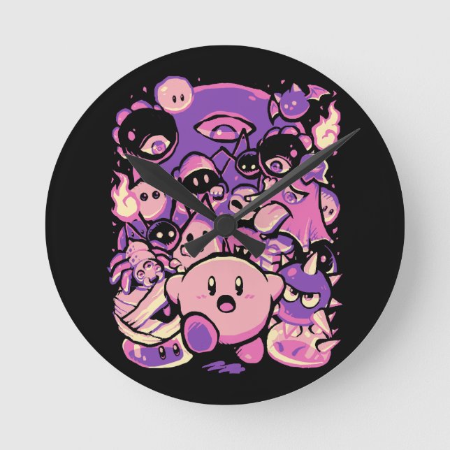 Nightmare Land Round Clock (Front)
