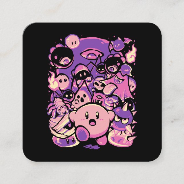 Nightmare Land Square Business Card (Front)