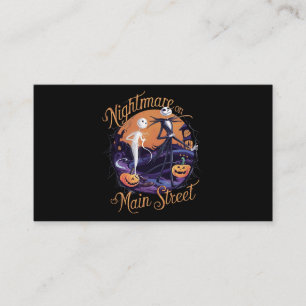 nightmare on Main Street,Halloween Enclosure Card