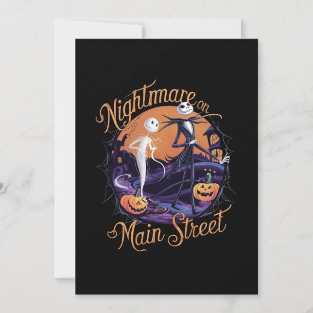 nightmare on Main Street,Halloween Invitation (Front)