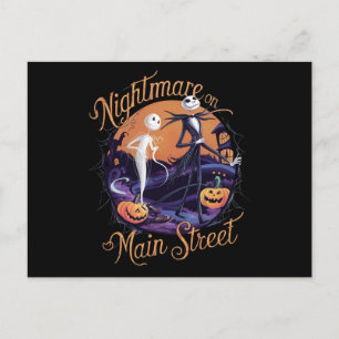 nightmare on Main Street,Halloween Postcard