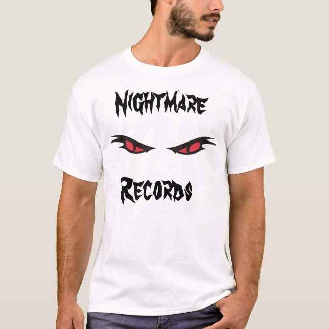 nightmare records reduced fame t shirt (Front)
