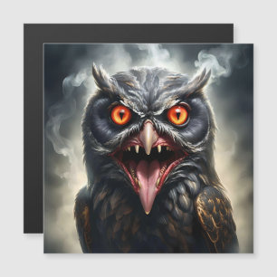 "Nightmare Wings: The Fanged Vampire Owl"
