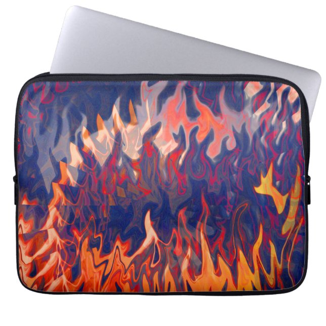 Nightmares from a firefighter....... laptop sleeve (Front)