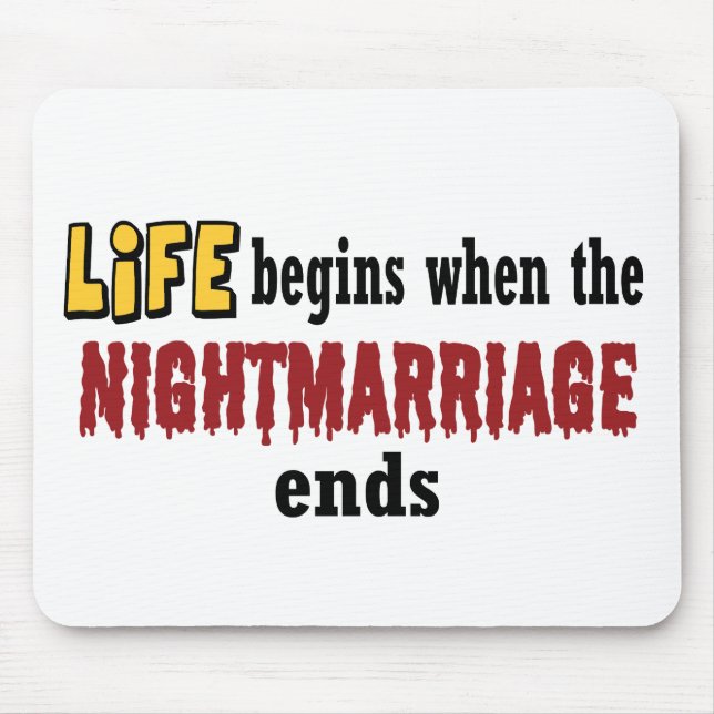 Nightmarriage Ends Mouse Pad (Front)