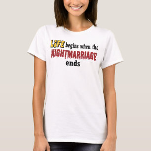 Nightmarriage Ends T-Shirt