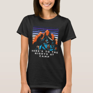 Nights At Camp Camper Woods Camp Woodland Tour Hol T-Shirt