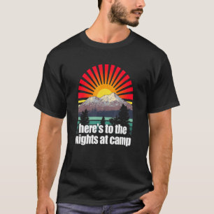 Nights At Camp Camper Woods Camp Woodland Tour Hol T-Shirt