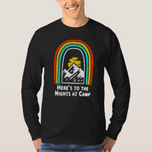 Nights At Camp Camping Forest Camper Woods Vacatio T-Shirt