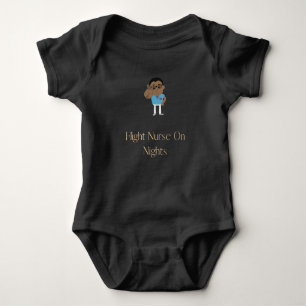 Nights - Flight Nurse Baby Bodysuit