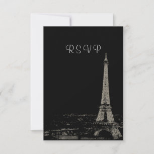 Nights in Paris RSVP Card